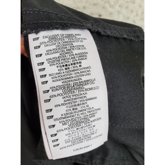 5.11 Tactical Taclite Pro Cargo Pants Mens 42x30 Black Ripstop Canvas Work 74273 - Picture 9 of 12